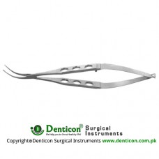 Shepard Lens Holding Forcep Gently Curved - Duckbill Shaped Jaws Stainless Steel, 12.5 cm - 5"